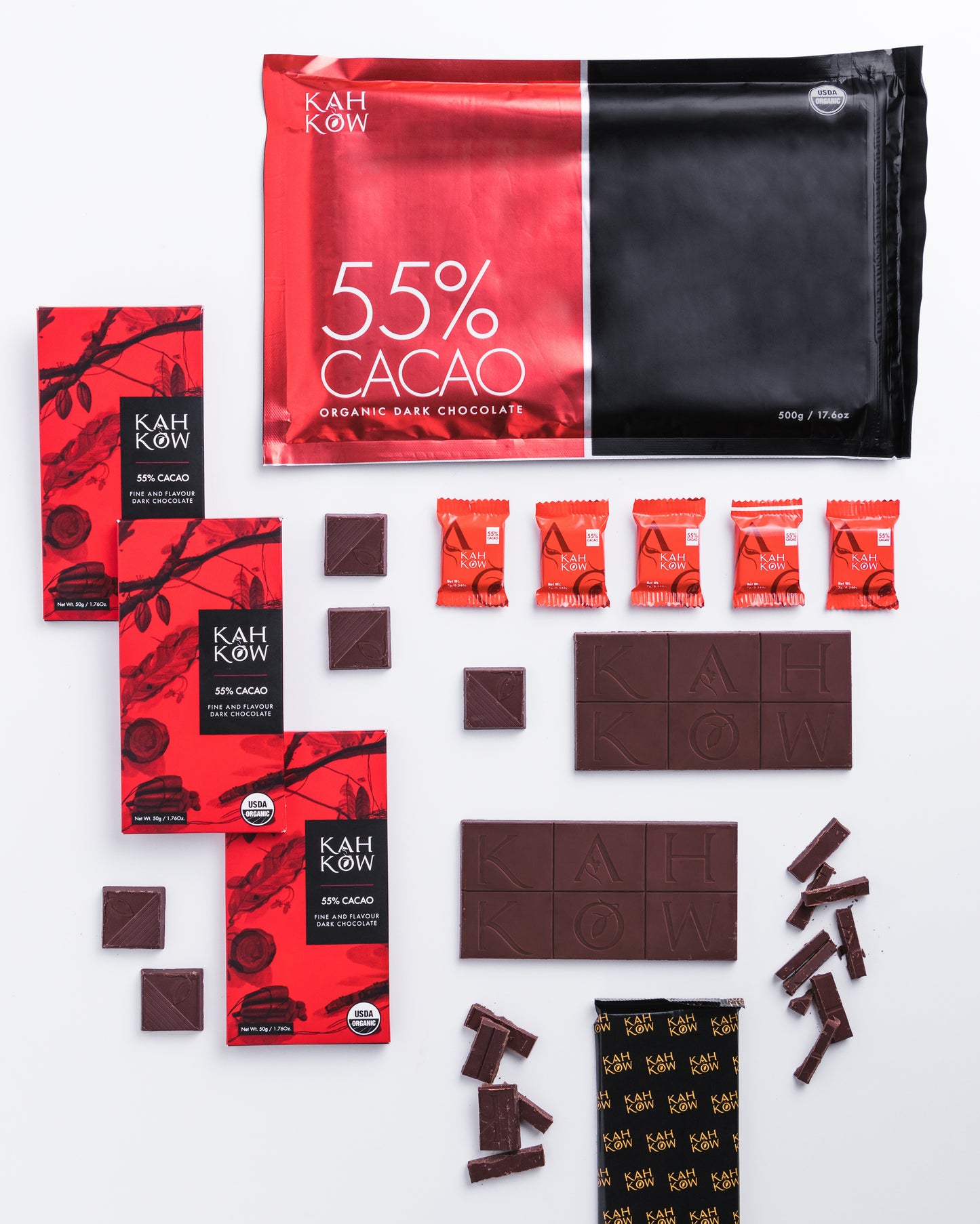 Dark Chocolate 55% - 500g Couverture