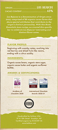 Los Bejucos 65% - Denomination of Origin