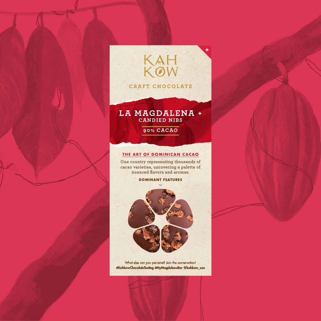 La Magdalena 90% with Candied Nibs