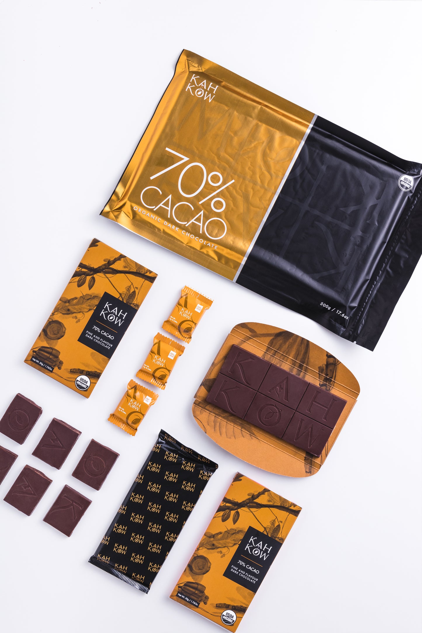 Dark Chocolate 70% - 500g Couverture